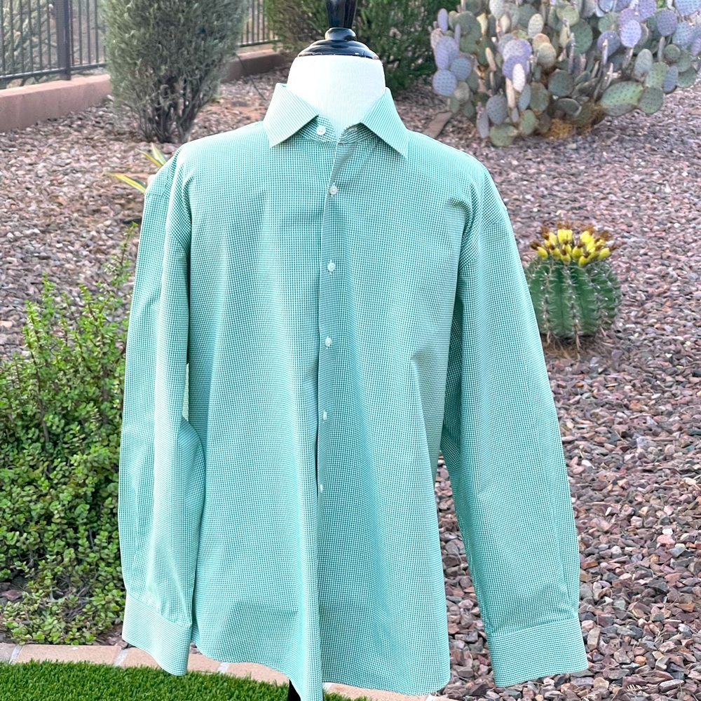 DRESS SHIRT - Men's Green Dress Shirt